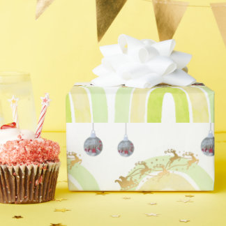 Papier Cadeau Cloche de Noël douce simple drôle mignonne