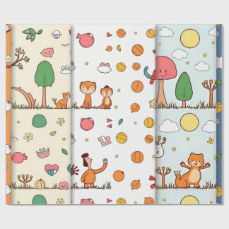 Papier Cadeau Close-Up Portrait of a Sweet-Faced Dog