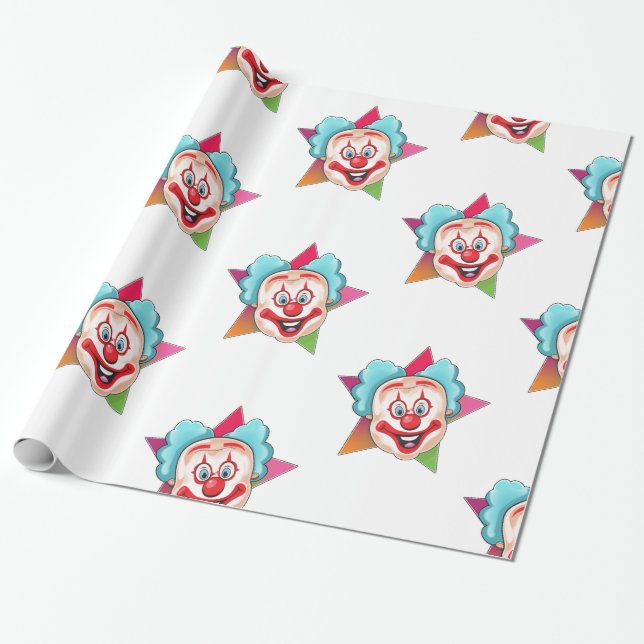 Papier Cadeau Clown (Déroulé)