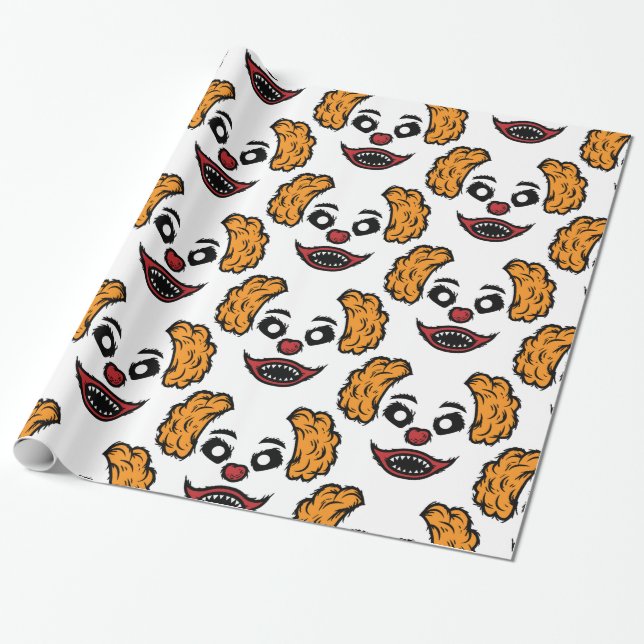 Papier Cadeau Clown effrayant Thunder_Cove (Déroulé)
