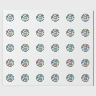 Papier Cadeau Club de professeur magique de licorne drôle cadeau