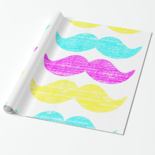 Papier Cadeau CMY Moustaches