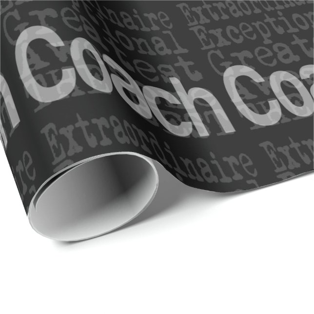 Papier Cadeau Coach Extraordinaire (Coin rond)