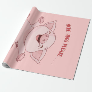 Papier Cadeau Cochon mignon   Cadeau Pour Hommes Femmes   Cochon