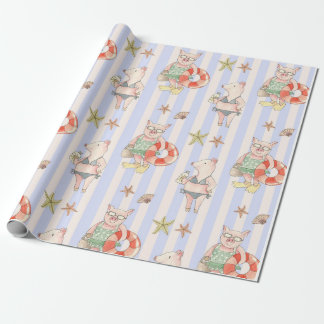 Papier Cadeau Cochons