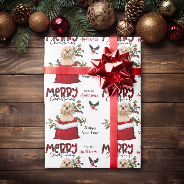 Papier Cadeau Cocker Spaniel Chien chiot dans le sac cadeau de N (Créateur téléchargé)