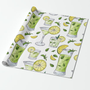 Papier Cadeau Cocktails d'été