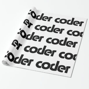 Papier Cadeau Coder