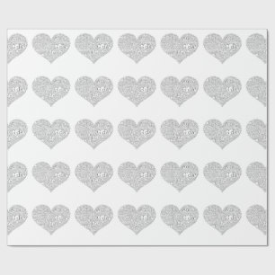 Papier Cadeau Coeur d'argot australien