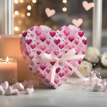 Papier Cadeau Coeurs d'aquarelle envoûtants | Motif pois<br><div class="desc">Parfait pour les mariages, les douches nuptiales, les baby showers, les anniversaires, la Saint-Valentin et d'autres occasions spéciales qui demandent un mélange d'élégance ultra-féminine et de charme ludique, ce coeur d'aquarelle enchanteur et motif pois est garanti pour captiver et ravir les destinataires de tous les âges. Son design délicat apporte...</div>