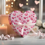 Papier Cadeau Coeurs d'aquarelle envoûtants | Motif pois<br><div class="desc">Parfait pour les mariages, les douches nuptiales, les baby showers, les anniversaires, la Saint-Valentin et d'autres occasions spéciales qui demandent un mélange d'élégance ultra-féminine et de charme ludique, ce coeur d'aquarelle enchanteur et motif pois est garanti pour captiver et ravir les destinataires de tous les âges. Son design délicat apporte...</div>