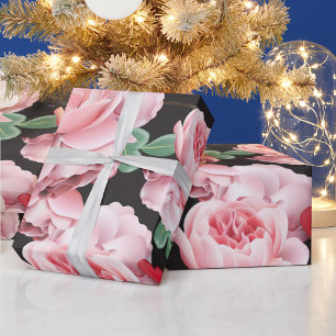 Papier Cadeau Coeurs rouges