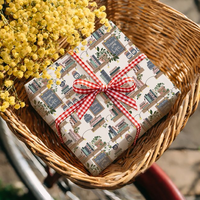Papier Cadeau Coin lecture Hygge Cozy (Créateur téléchargé)