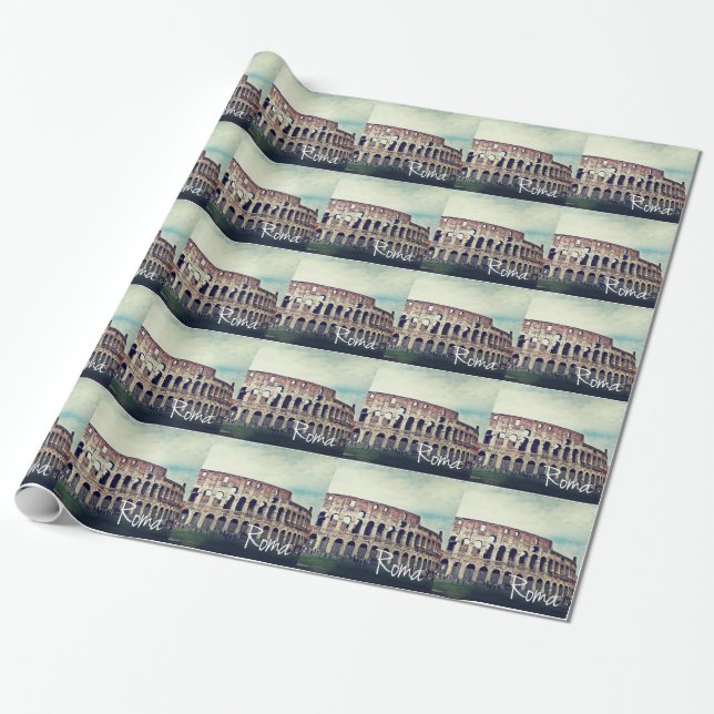 Papier Cadeau Colisé (Déroulé)