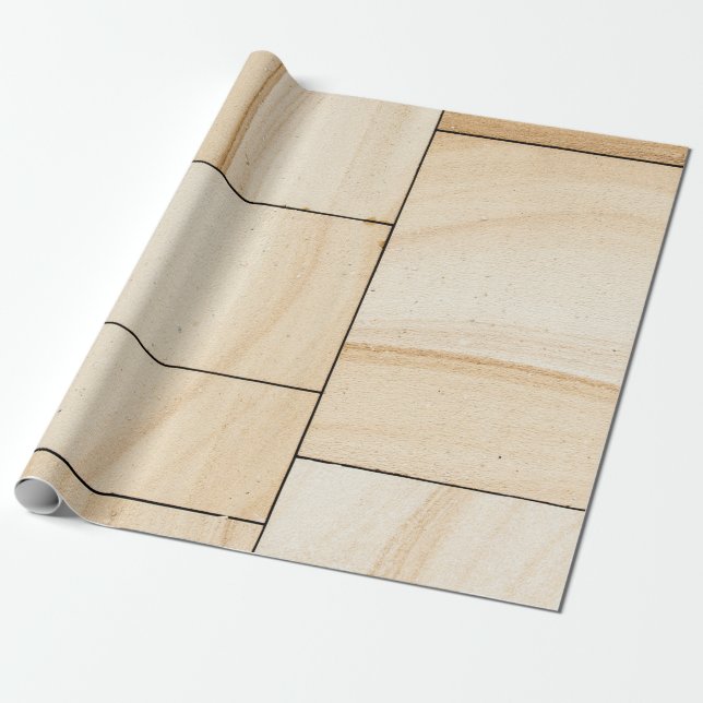 Papier Cadeau Collage Brown en céramique (Déroulé)