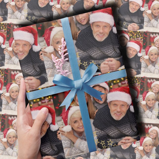Papier Cadeau Collage de photos personnalisé (Créateur téléchargé)