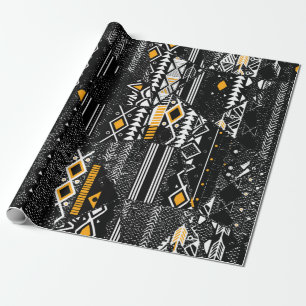 Papier Cadeau Collage tendance et tendance sans couture motif w