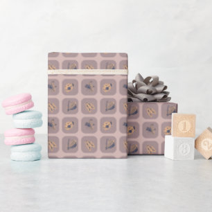 Papier Cadeau Collecteur de bogues en violet