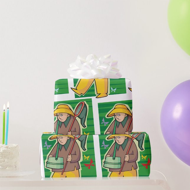 Papier Cadeau Collecteur papillon (Créateur téléchargé)