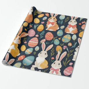 Papier Cadeau Collection Bunny Boho de Pâques
