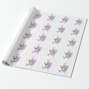 Papier Cadeau Collection de paisley botanique de luxe