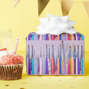 Papier Cadeau Collection Pinceau d'art à ongles