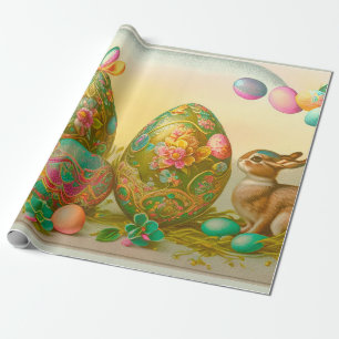 Papier Cadeau Collection vintage de Pâques