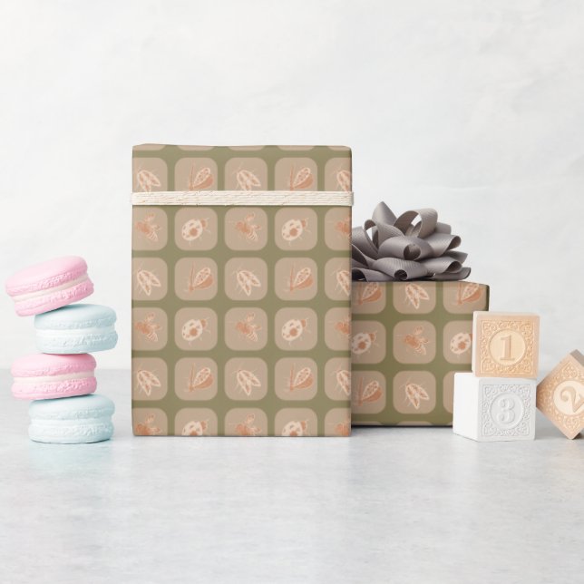 Papier Cadeau Collectionneur de bogues (Baby Shower)