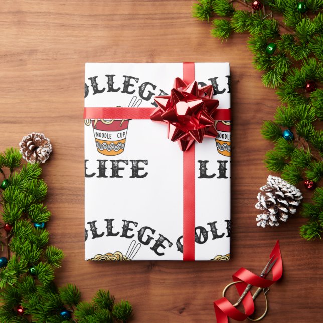 Papier Cadeau College Ramen (Cadeau de vacances)