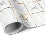 Papier Cadeau Colombes, Bells et gâteau blancs de jour du<br><div class="desc">Colombes de jour du mariage, Bells et enveloppe de cadeau blanches de mariage de gâteau avec le texte de do-it-yourself. le ⭐ ce produit est 100% personnalisable. Des graphiques et/ou le texte peuvent être supprimés, déplacé, remis à la côte, changé autour, tourné, etc… 99% de mes conceptions dans mon magasin...</div>