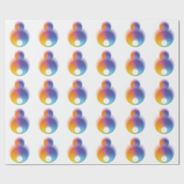 Papier Cadeau coloré (Plat)