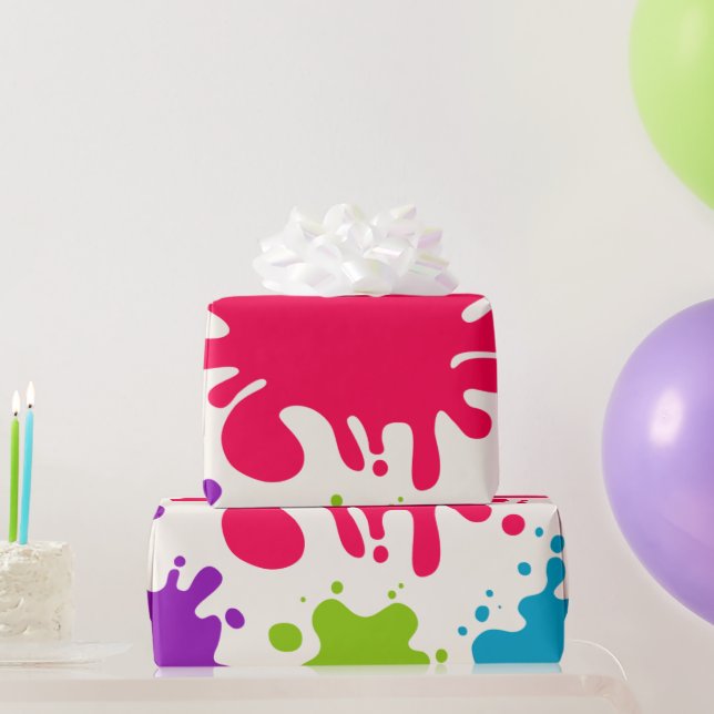 Papier Cadeau Coloré de naissain (Cadeaux de fête)