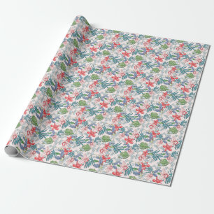 Papier Cadeau Coloré Tropical Jungle sans fil Imprimer