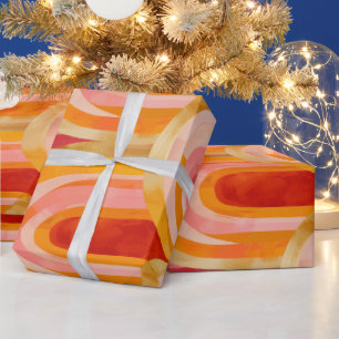 Papier Cadeau Coloré Vie Whimsical Christmas Arch Formes