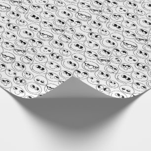 Papier Cadeau Colorez vos propres visages mignons