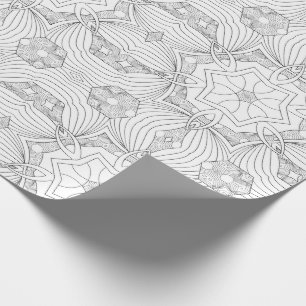 Papier Cadeau Colorez votre propre mandala