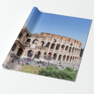 Papier Cadeau Colossée célèbre à Rome, Italie