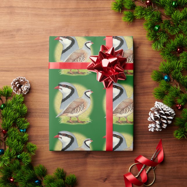 Papier Cadeau Combo de perdrix de Chukar (Cadeau de vacances)