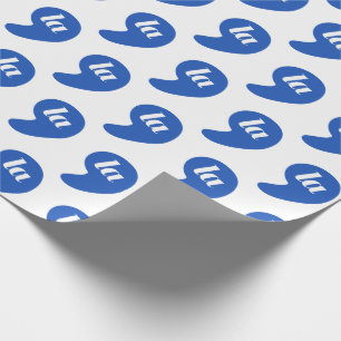 Papier Cadeau Comma La - Kamala Blue