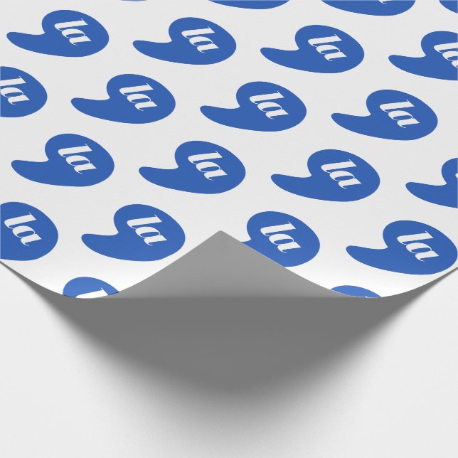 Papier Cadeau Comma La - Kamala Blue (Coin)