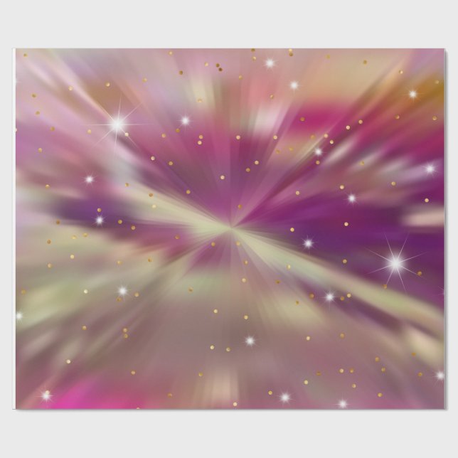 Papier Cadeau Comme une fête dans le ciel. (Plat)