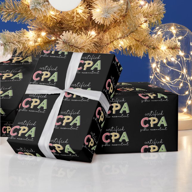 Papier Cadeau Comptable public certifié CPA (Vacances)