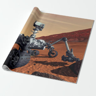 Papier Cadeau Concept artiste de la NASA Mars Curiosity Rover