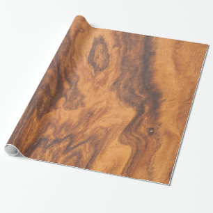 Papier Cadeau Conception Brown en bois