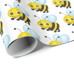 Papier Cadeau Conception d'abeilles