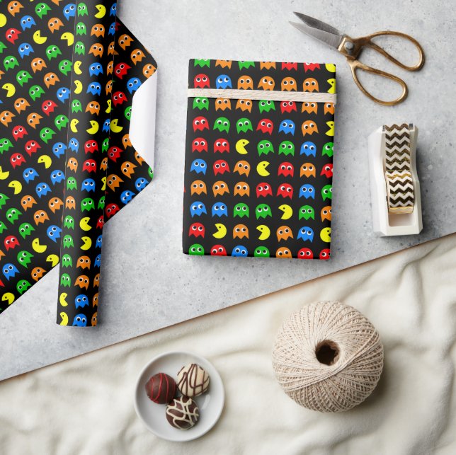 Papier Cadeau Conception d'anniversaire pour joueur d'arcade Pix (Artisanat)