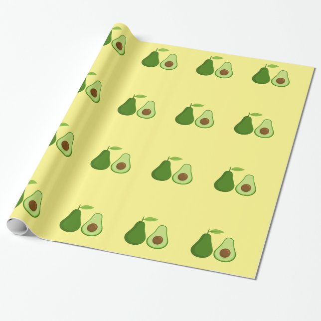 Papier Cadeau Conception d'Avocado Lover Thunder_Cove (Déroulé)