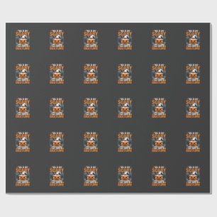 Papier Cadeau Conception de chapeau de sorcière de citrouille de