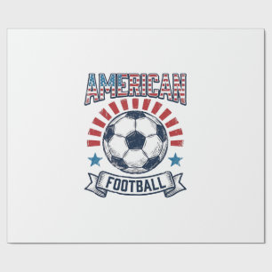 Papier Cadeau Conception de chemise de ballon de football améric