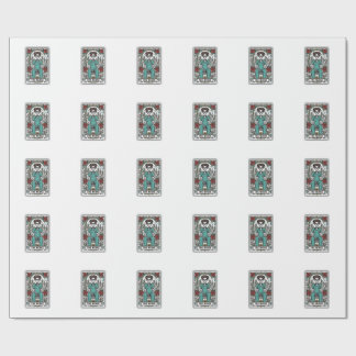 Papier Cadeau Conception de chemise de carte de tarot d'infirmiè
